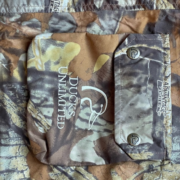 Ducks Unlimited GoreTex Teflon REVERSIBLE Hunting Jacket L XL Wetland/Timber - Picture 13 of 15